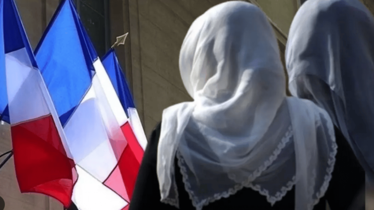 Foto - Yasağa böyle tepki gösterdi: 'Müslüman çocuklar toplumun önüne atılıyor'