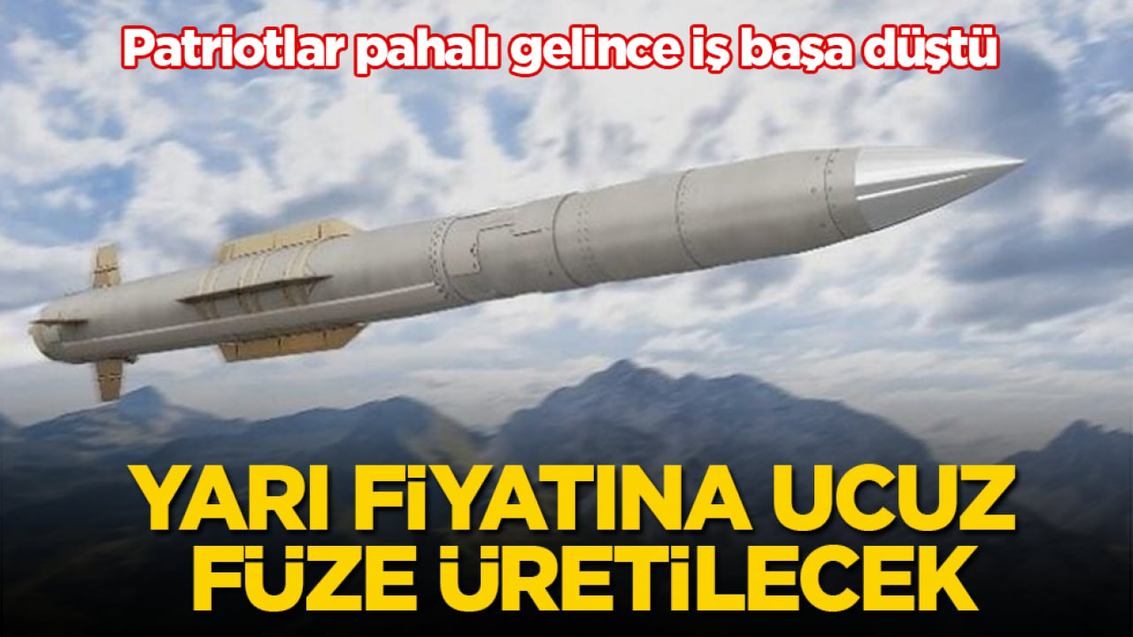 Patriotlar pahalı gelince iş başa düştü! Yarı fiyatına ucuz füze üretilecek
