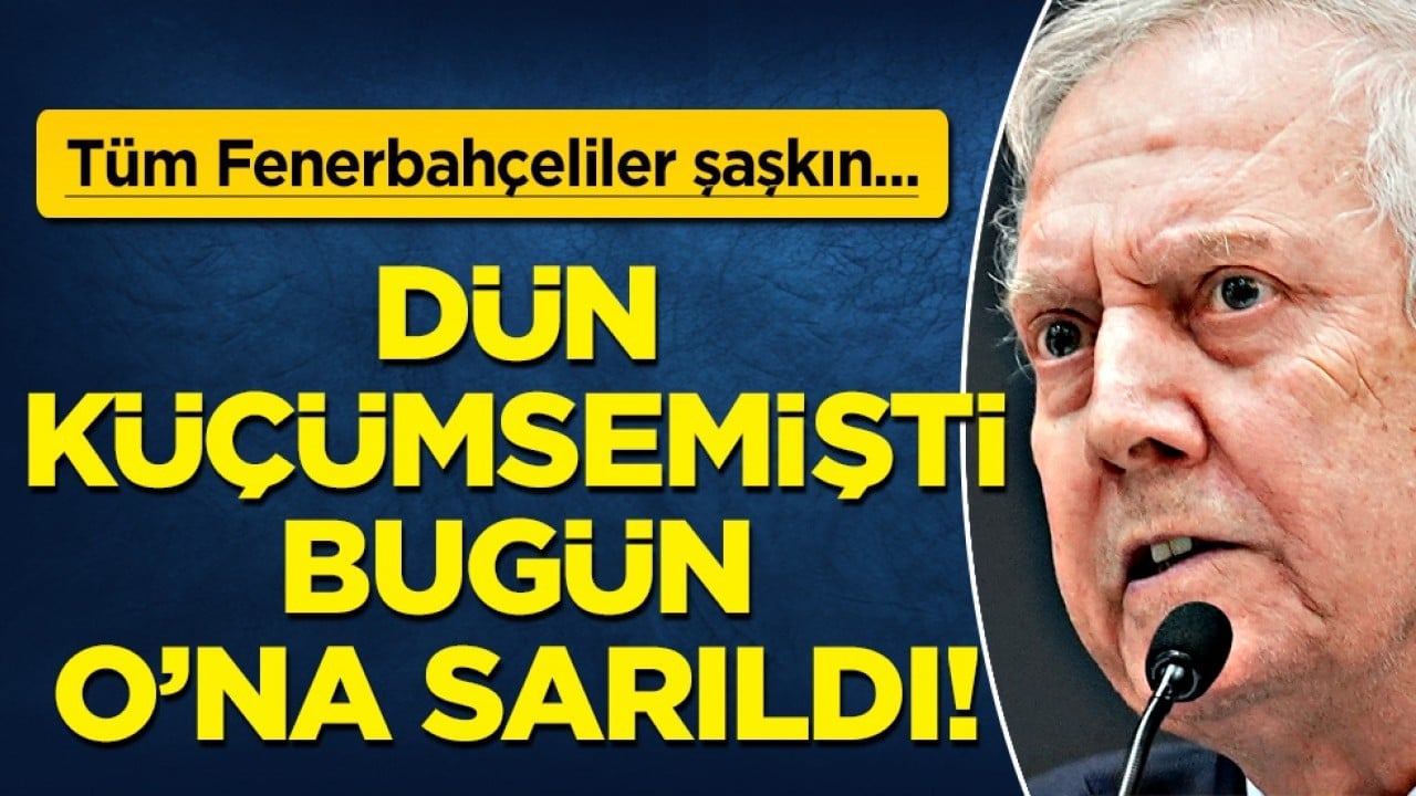 Peki şimdi taraftar ne diyecek? Aziz Yıldırım'dan unutulmaz tepki: Bunlar İsmail Kartal'la devam edecekti