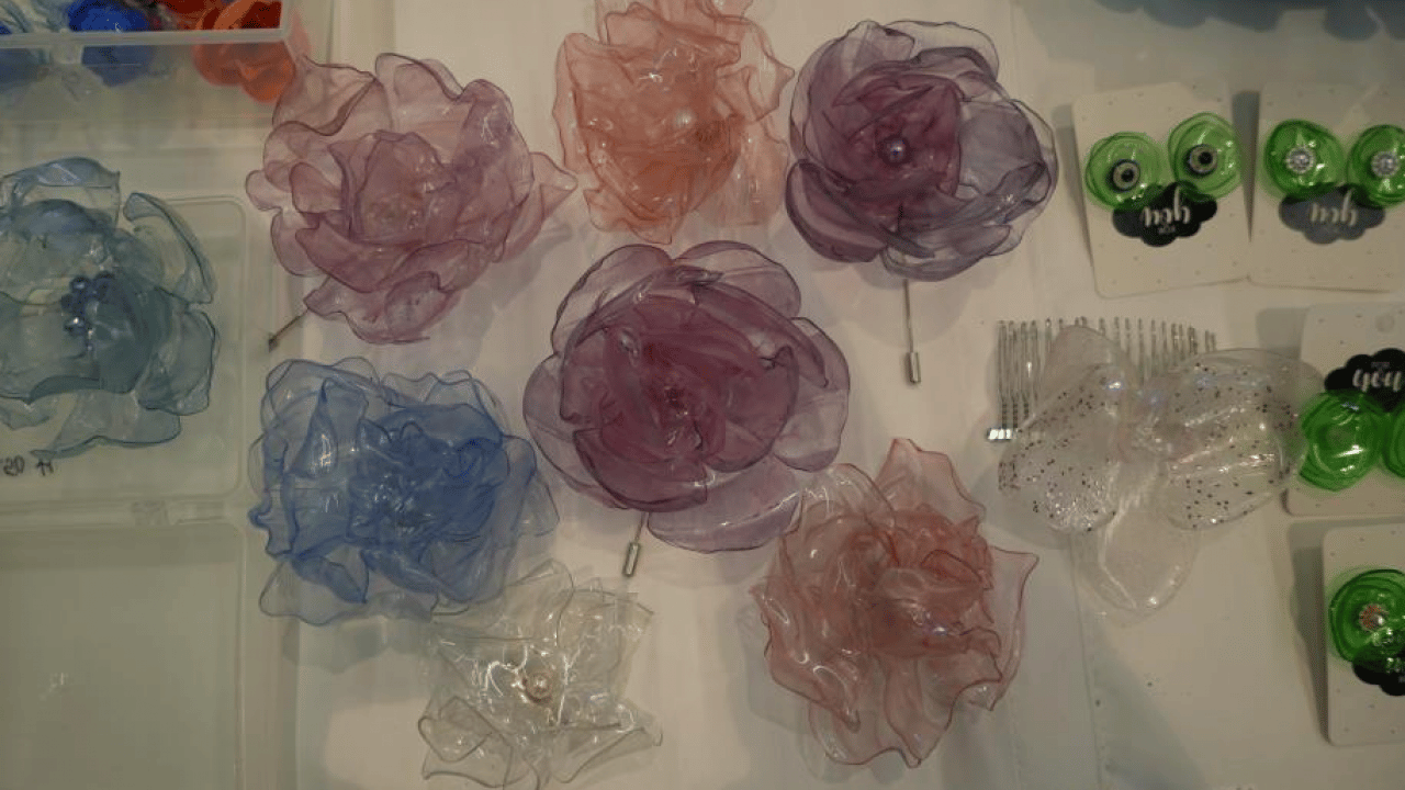 Foto - Pet şişelerden sanat eseri: 200 farklı ürün ziyaretçilerle buluşuyor