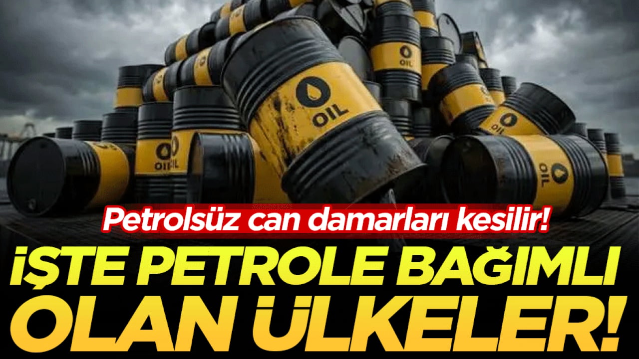 Petrolsüz can damarları kesilir! İşte petrole bağımlı olan ülkeler!