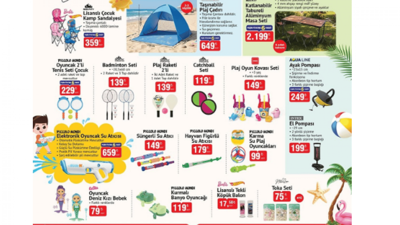 Foto - Piknik ve yaz ürünleri geliyor! BİM 22 Mayıs kataloğunu yayınladı!