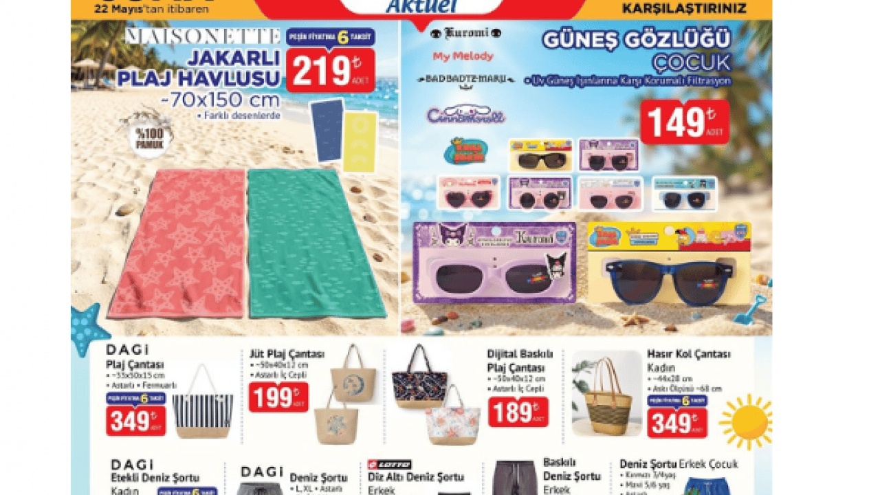 Foto - Piknik ve yaz ürünleri geliyor! BİM 22 Mayıs kataloğunu yayınladı!
