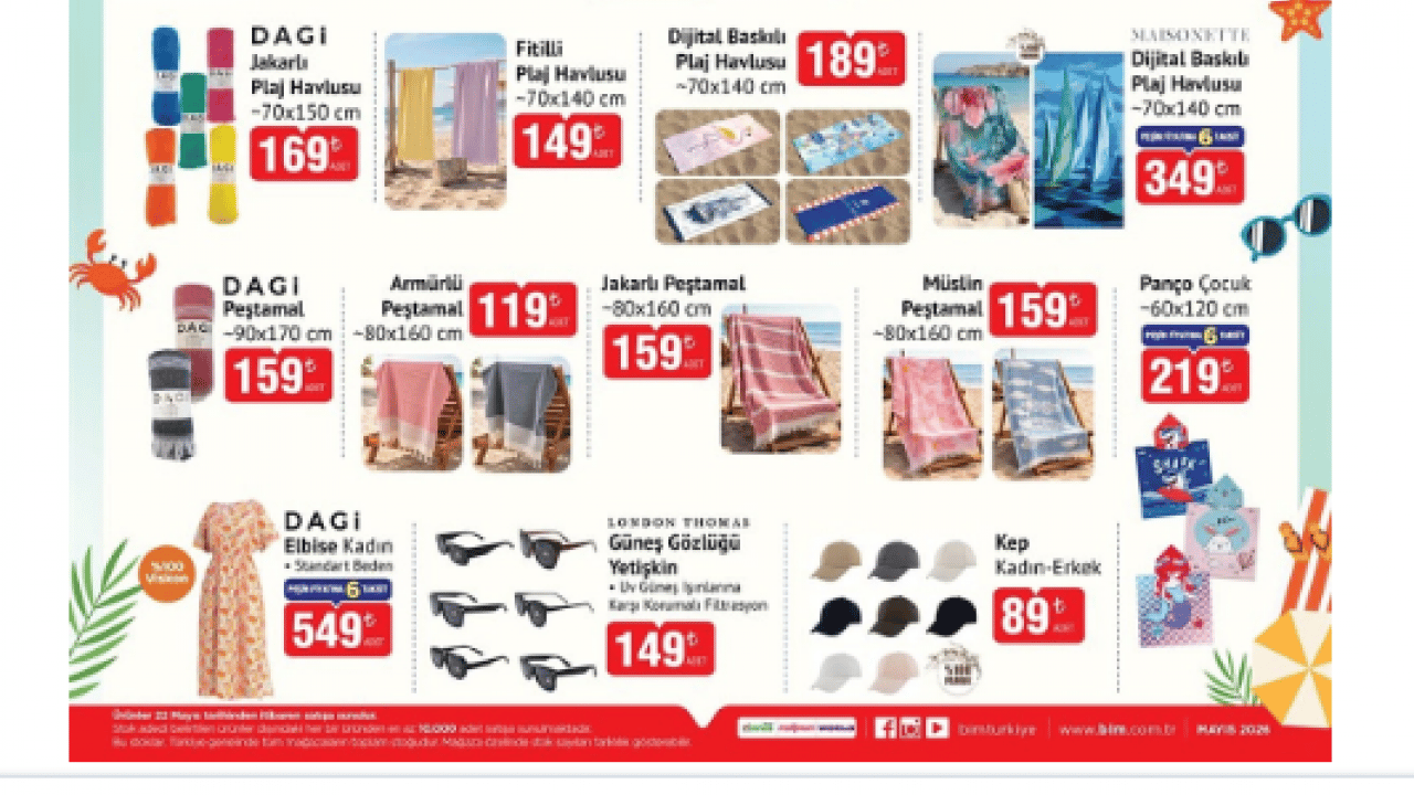 Foto - Piknik ve yaz ürünleri geliyor! BİM 22 Mayıs kataloğunu yayınladı!