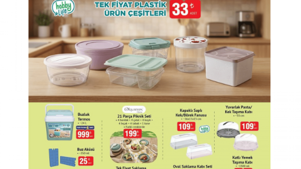 Foto - Piknik ve yaz ürünleri geliyor! BİM 22 Mayıs kataloğunu yayınladı!