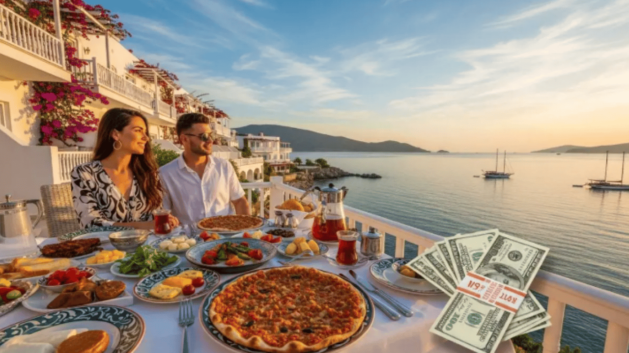 Foto - Plaja giriş parasıyla yaz tatili yapılır! Lahmacun 1600 lira, hamburger 2.241 Lira!