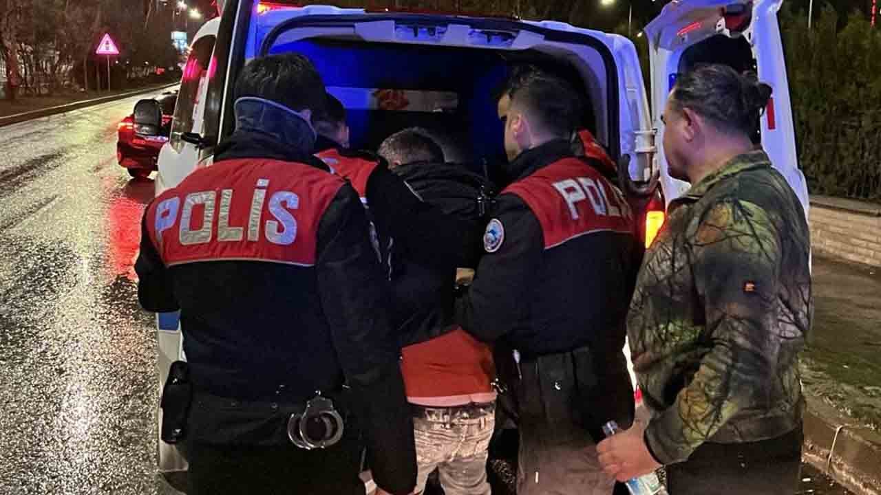 Foto - Polisten kaçan sürücü alkolmetreyi de reddedince rekor ceza yedi