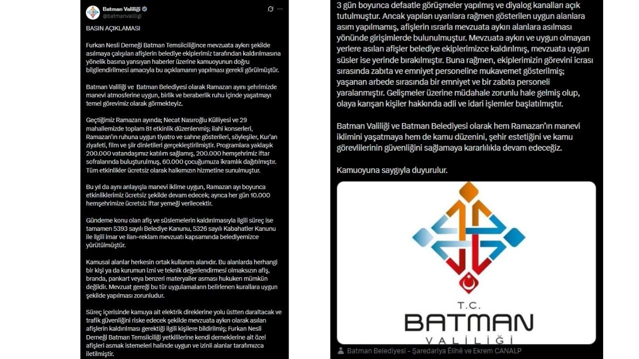 Foto - Ramazan'ı bahane edip devlete meydan okudular! Batman'da o gruba sert tepki: Polis ve zabıta yaralandı