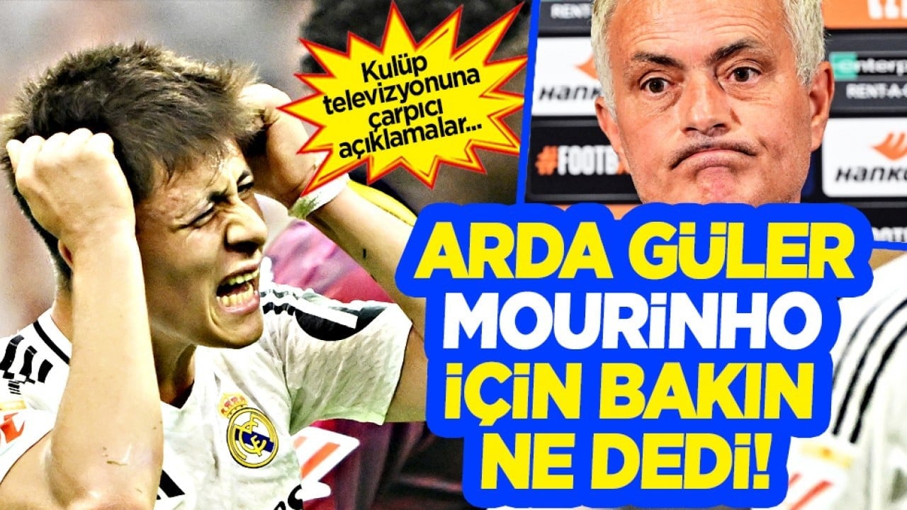 Real Madrid'de Portekizli dönemi: Arda Güler'in Mourinho mutluluğu