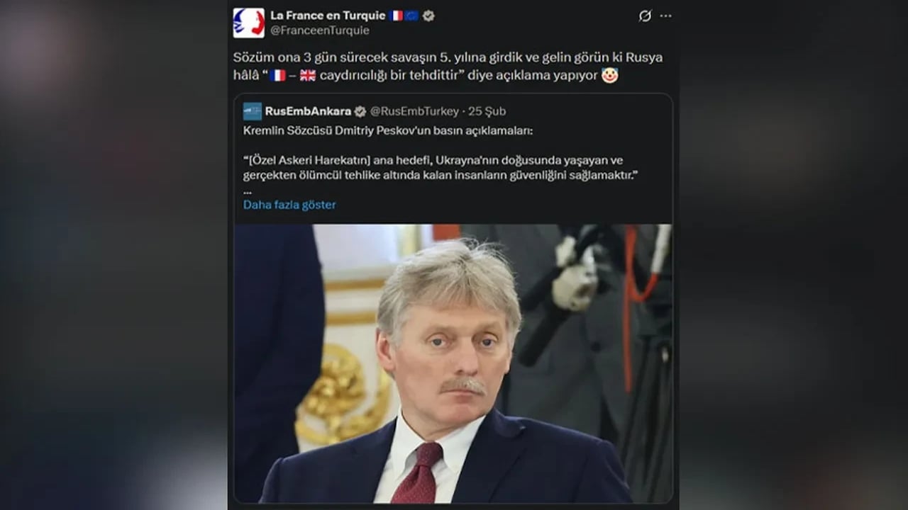 Foto - Resmen birbirlerine girdiler! Rusya ve Fransa büyükelçiliklerinden görülmemiş "Türkçe" kapışma