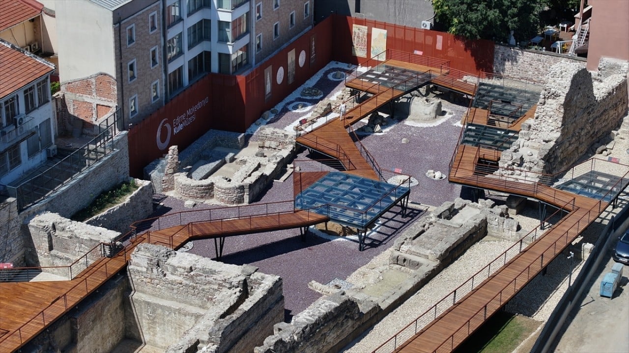 Foto - Restorasyonu tamamlandı! Makedon Kulesi ziyaretçilerini ağırlıyor