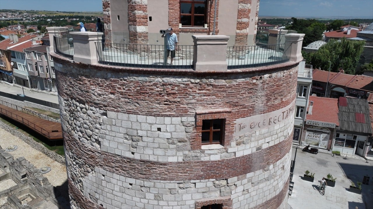 Foto - Restorasyonu tamamlandı! Makedon Kulesi ziyaretçilerini ağırlıyor