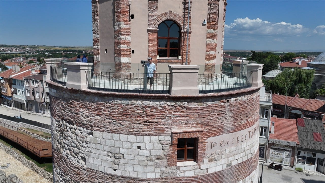 Foto - Restorasyonu tamamlandı! Makedon Kulesi ziyaretçilerini ağırlıyor