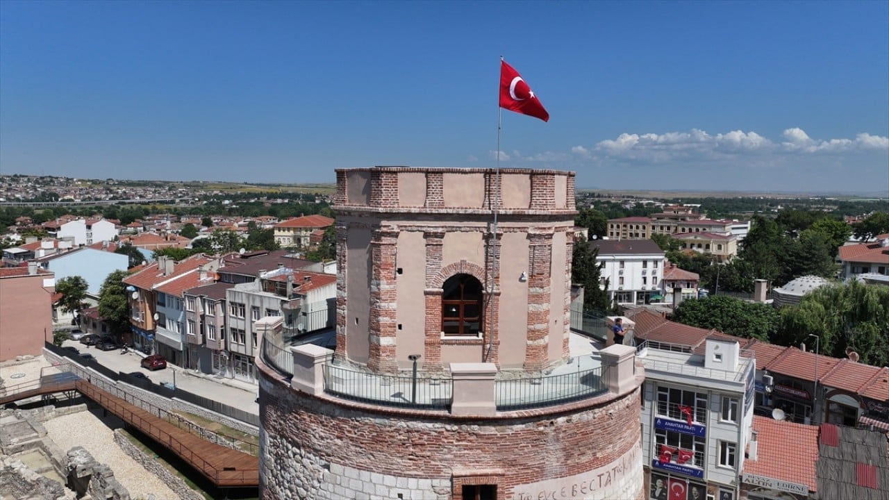 Foto - Restorasyonu tamamlandı! Makedon Kulesi ziyaretçilerini ağırlıyor