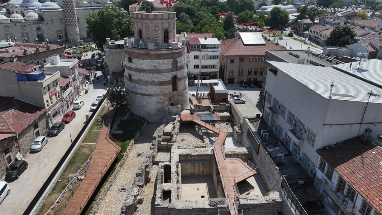 Foto - Restorasyonu tamamlandı! Makedon Kulesi ziyaretçilerini ağırlıyor