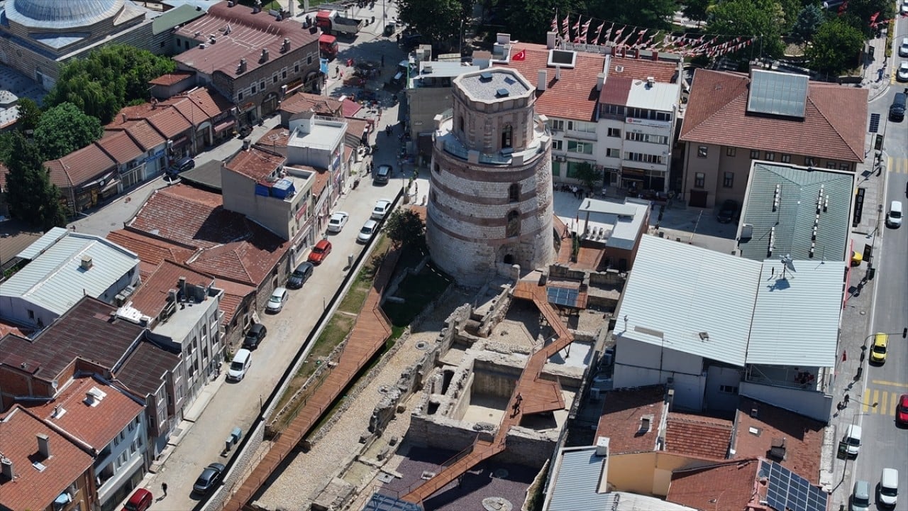 Foto - Restorasyonu tamamlandı! Makedon Kulesi ziyaretçilerini ağırlıyor
