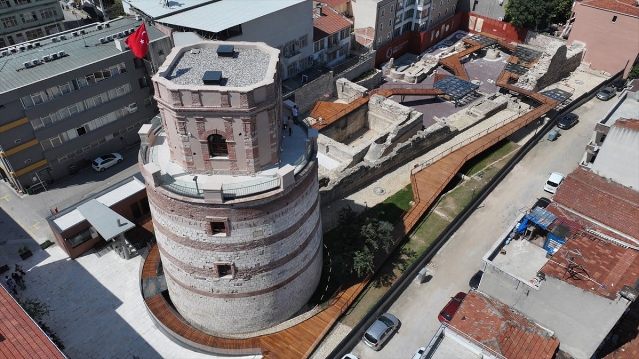 Foto - Restorasyonu tamamlandı! Makedon Kulesi ziyaretçilerini ağırlıyor