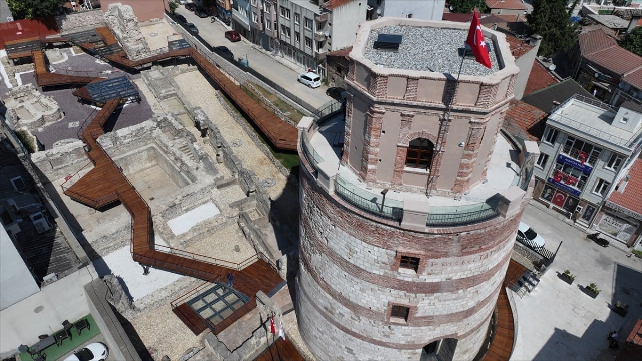 Foto - Restorasyonu tamamlandı! Makedon Kulesi ziyaretçilerini ağırlıyor