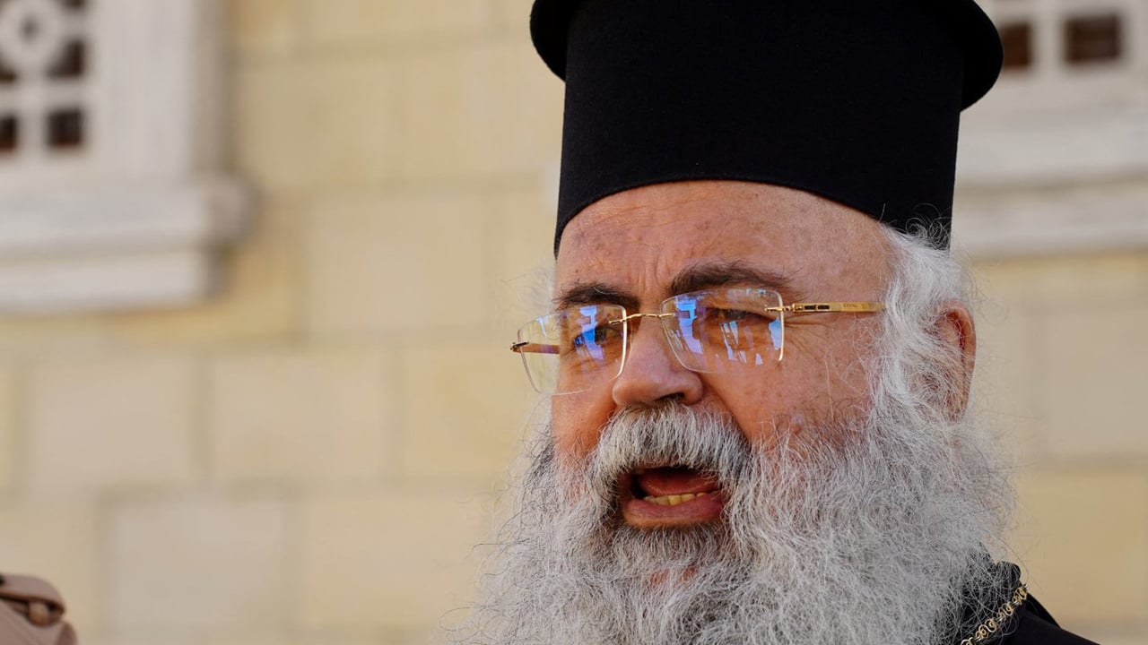 Foto - Rum Başpiskopos'tan küstah sözler! KKTC'nin 42. yıl dönümünde Türkiye'ye saldırdı! Skandal paylaşım