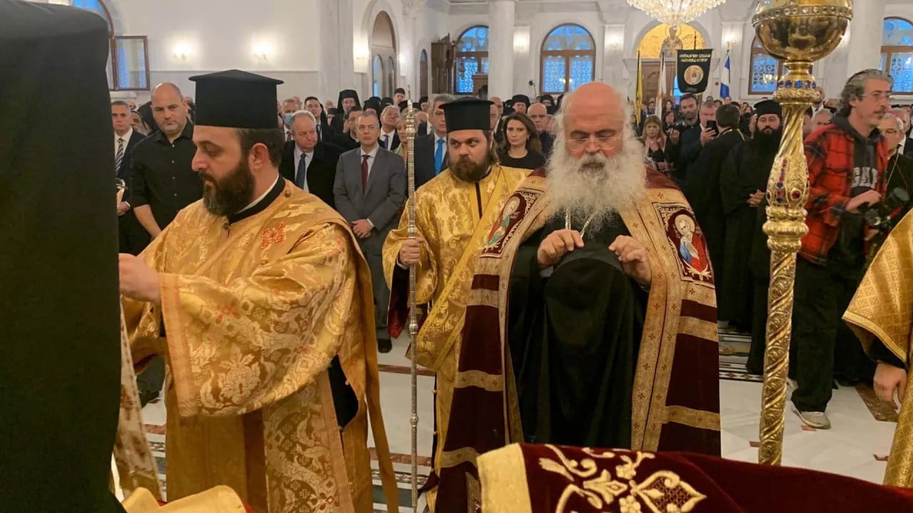 Foto - Rum Başpiskopos'tan küstah sözler! KKTC'nin 42. yıl dönümünde Türkiye'ye saldırdı! Skandal paylaşım