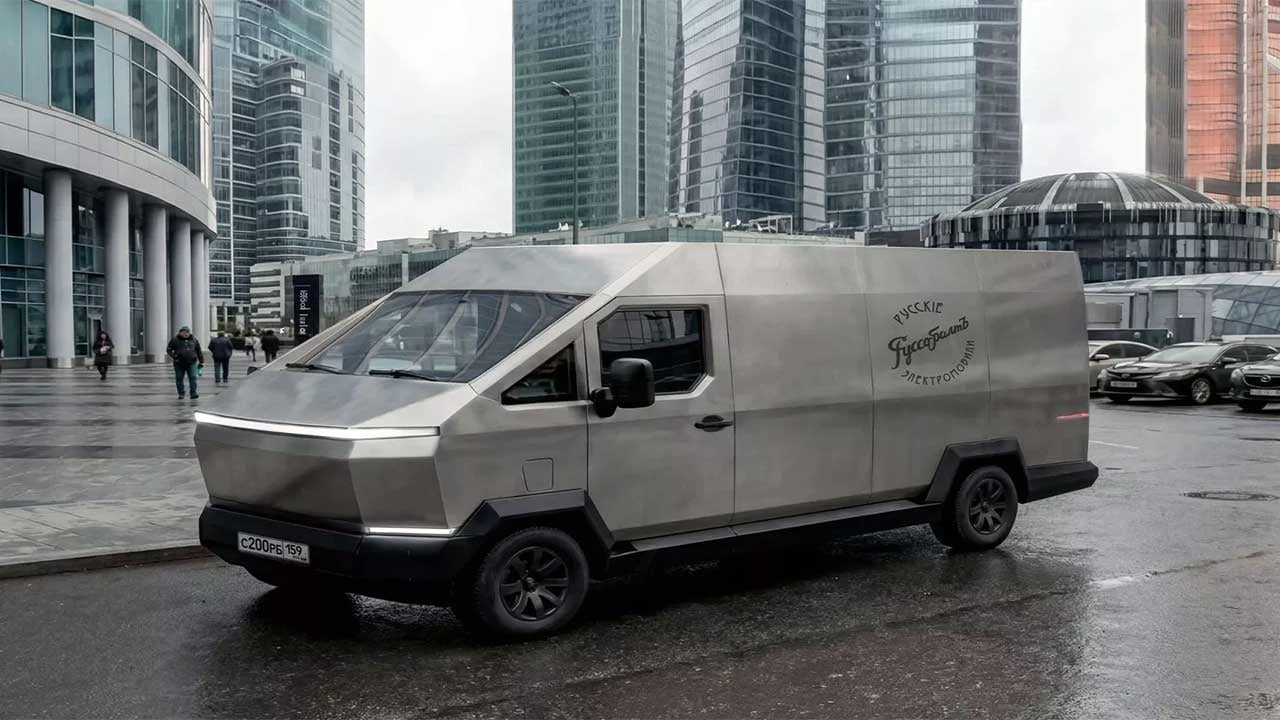 Foto - Ruslar, çakma Cybertruck yaptı
