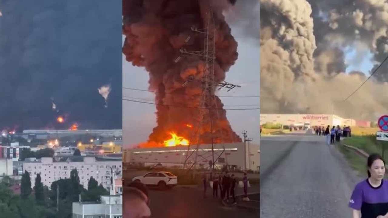 Foto - Rusya'nın en büyüğüydü... İHA ile vuruldu!