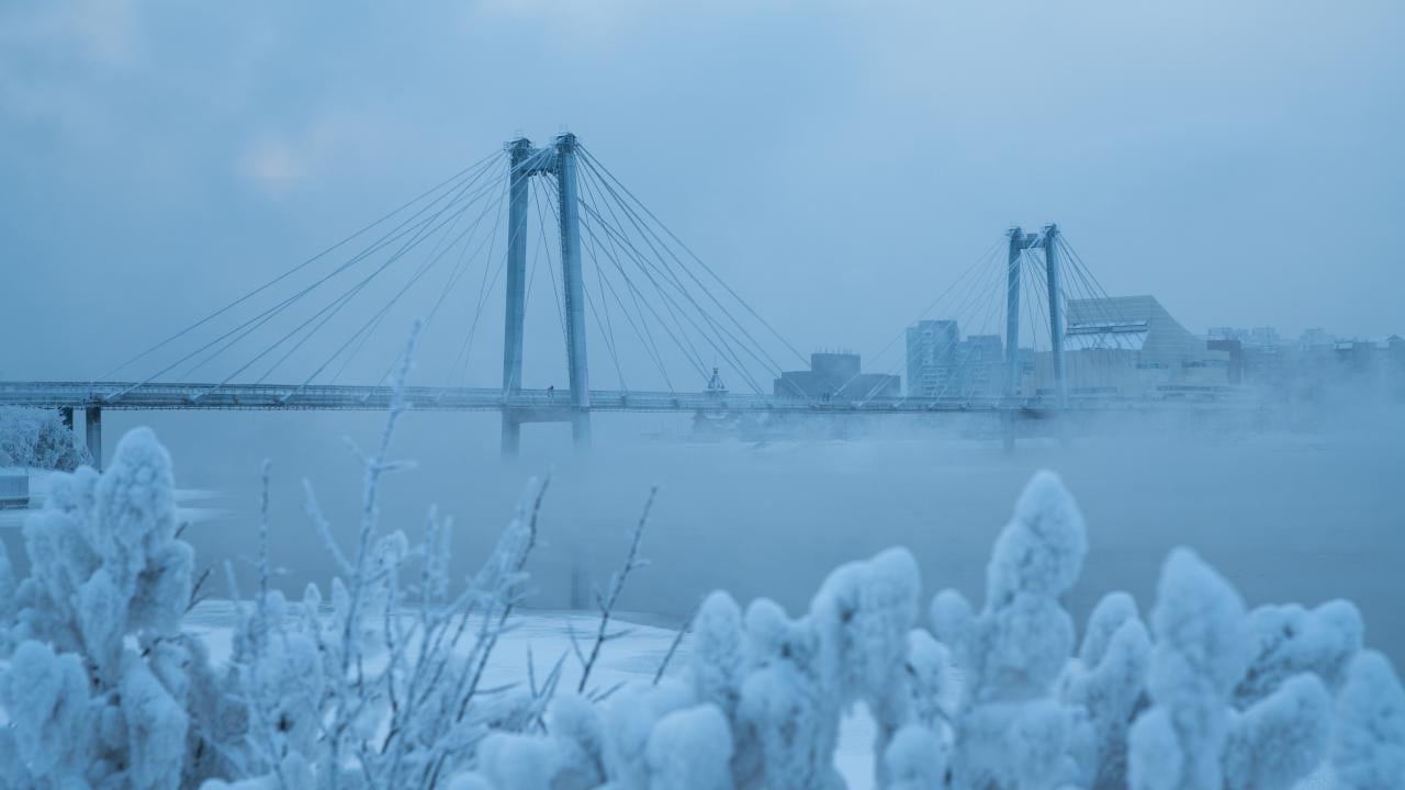 Foto - Rusya’nın o kentinde hava sıcaklığı eksi 40 dereceye düştü!
