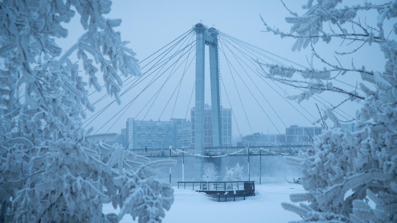 Foto - Rusya’nın o kentinde hava sıcaklığı eksi 40 dereceye düştü!