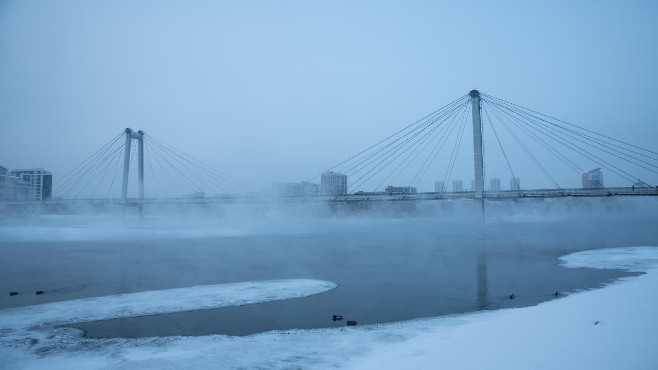 Foto - Rusya’nın o kentinde hava sıcaklığı eksi 40 dereceye düştü!