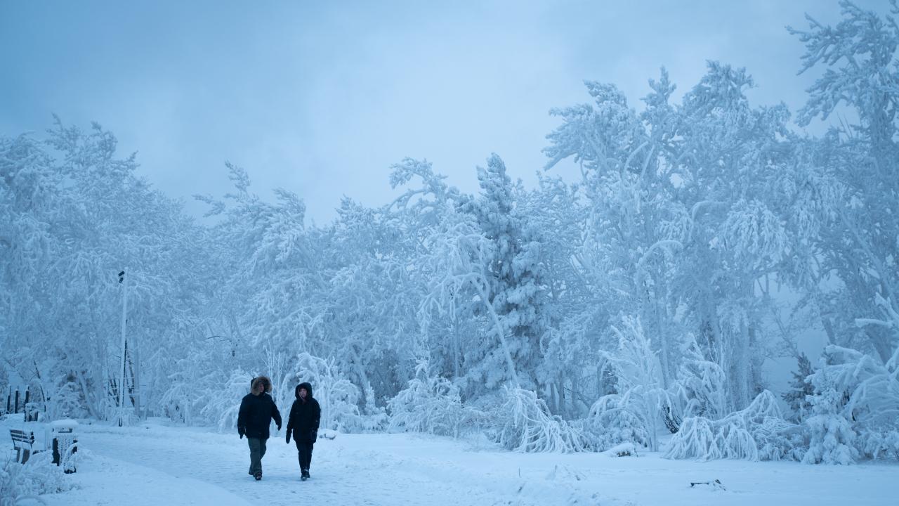 Foto - Rusya’nın o kentinde hava sıcaklığı eksi 40 dereceye düştü!
