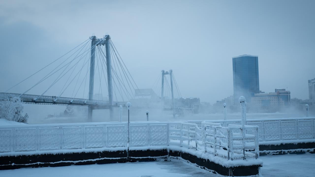 Rusya’nın o kentinde hava sıcaklığı eksi 40 dereceye düştü!