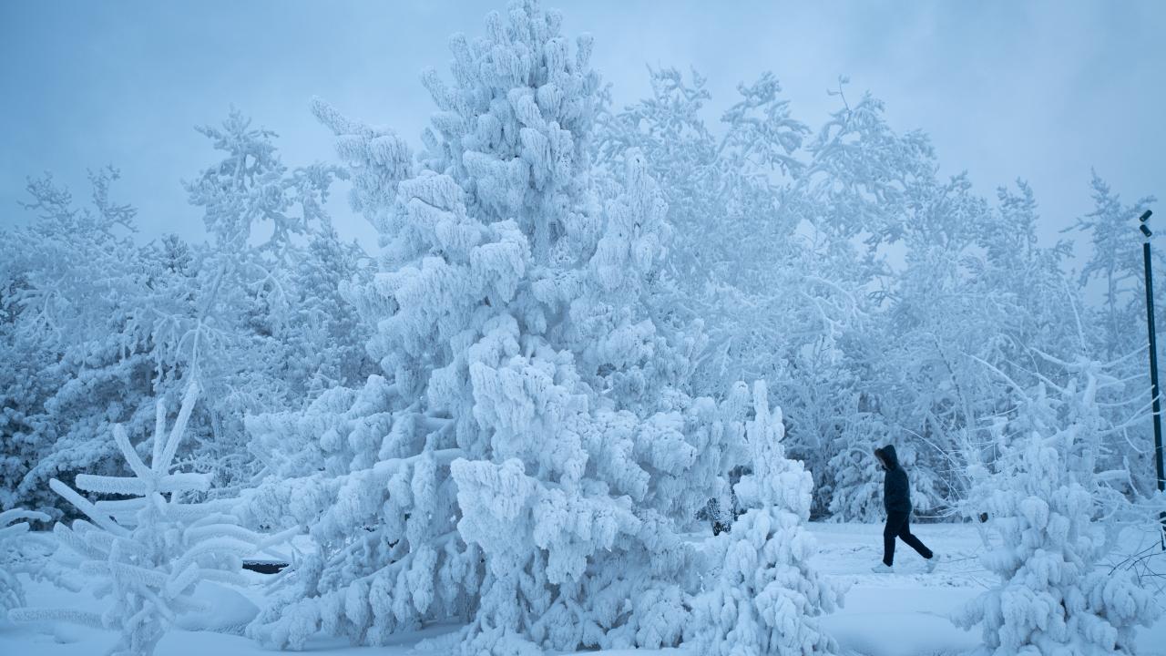 Foto - Rusya’nın o kentinde hava sıcaklığı eksi 40 dereceye düştü!