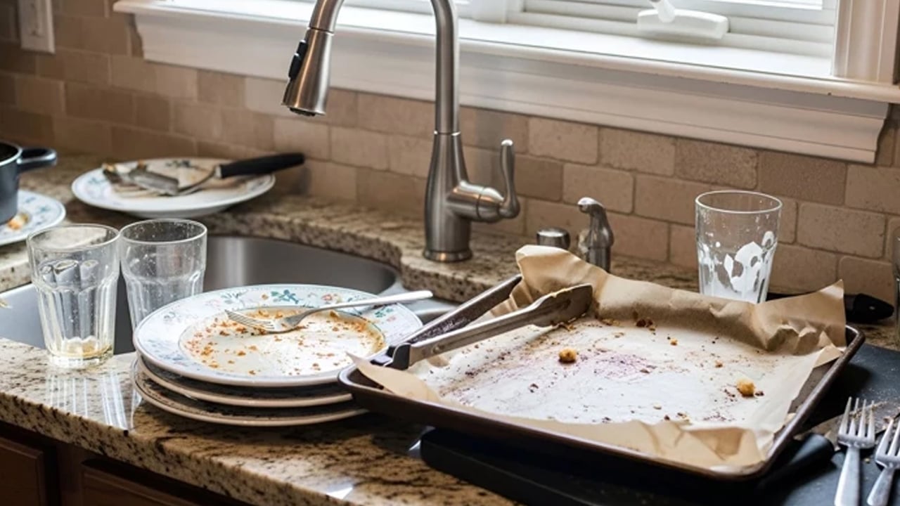 Foto - Sabır önemli! Kirli bulaşıkları lavaboda bırakıp yatanlar dikkat: O gece bakın neler oluyor! En önemli çözüm bu izin verin