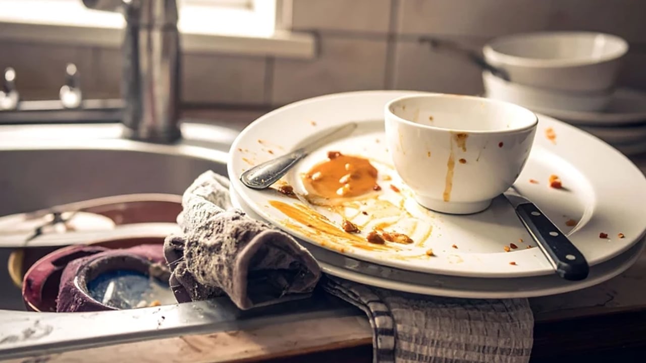 Foto - Sabır önemli! Kirli bulaşıkları lavaboda bırakıp yatanlar dikkat: O gece bakın neler oluyor! En önemli çözüm bu izin verin