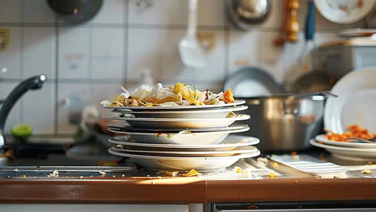 Foto - Sabır önemli! Kirli bulaşıkları lavaboda bırakıp yatanlar dikkat: O gece bakın neler oluyor! En önemli çözüm bu izin verin