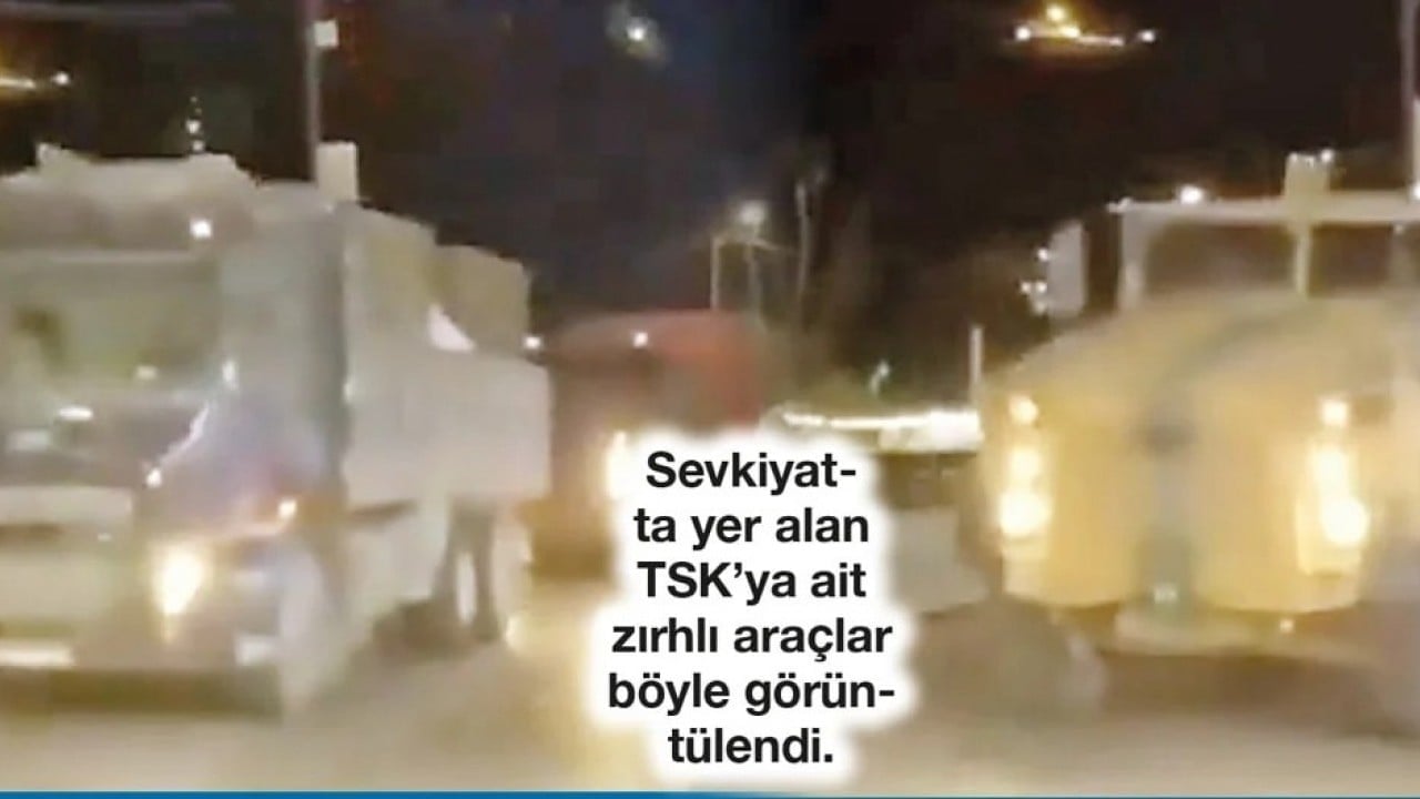 Foto - Sabrımız taşırdılar! Ve Türkiye'nin zırhlı birlikleri ülkeye giriş yaptı