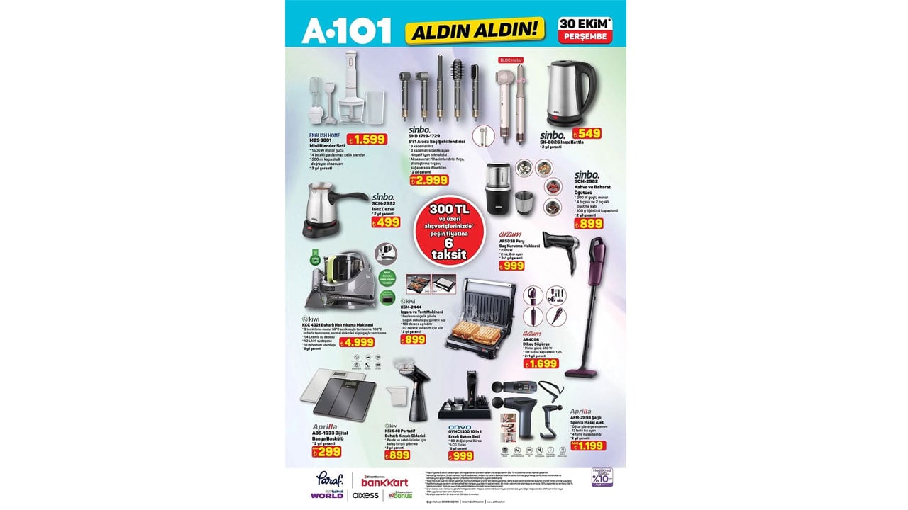 Foto - Saç kurutma makinesi geldi! A101’de 6 Kasım'a kadar geçerli dev indirimler