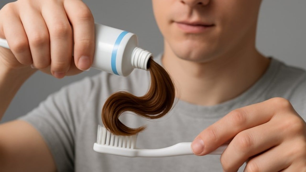 Saçtan yapılan diş macununun beklenmedik etkisi çıktı!