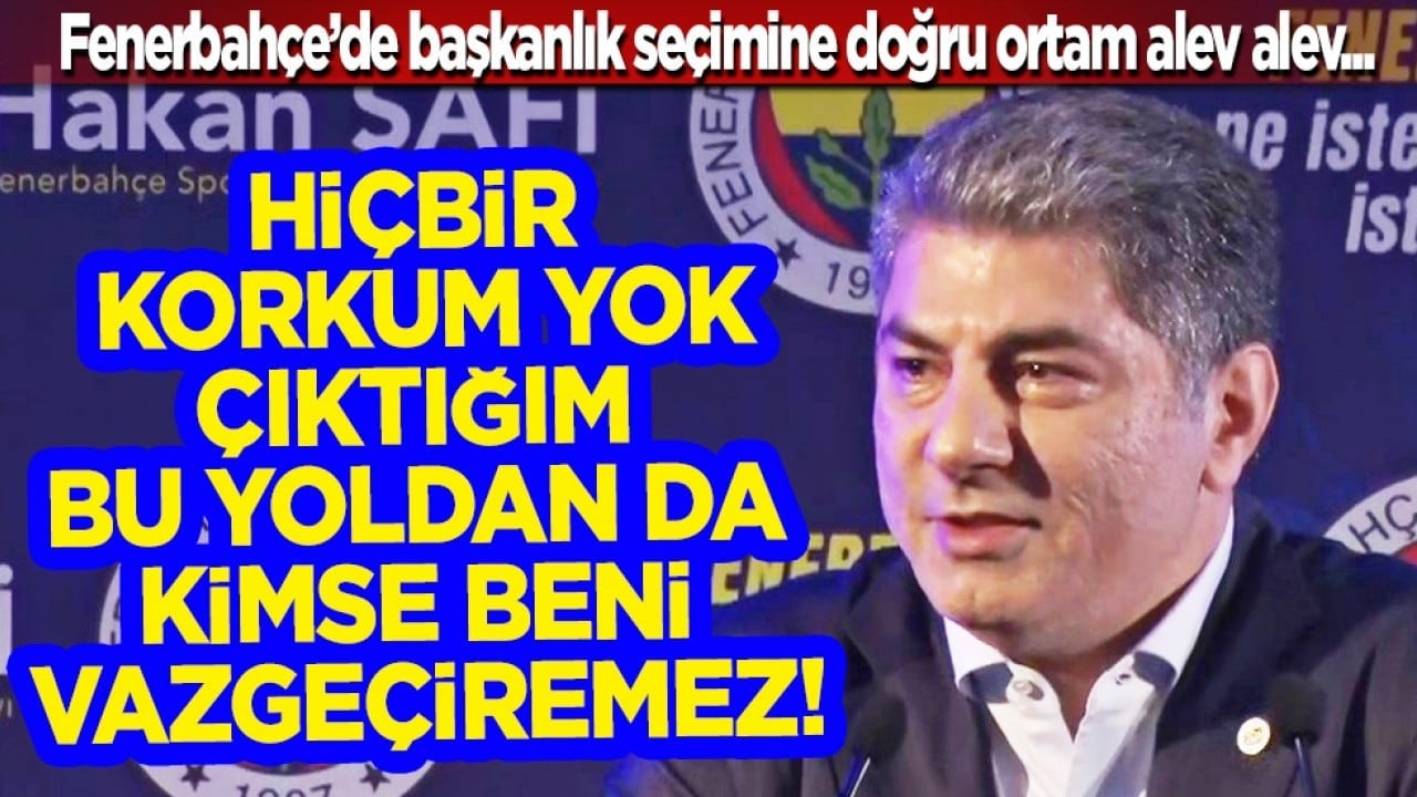 Safi'den Fenerbahçe açıklaması: Özlenen Fenerbahçe'yi vadediyor! Hakan Safi'den büyük iddia...