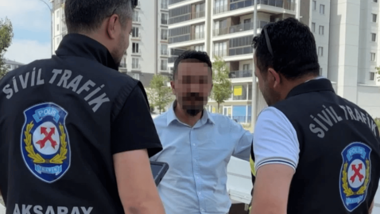 Foto - Sahte plakayla yakalandı! Savunması pes dedirtti!