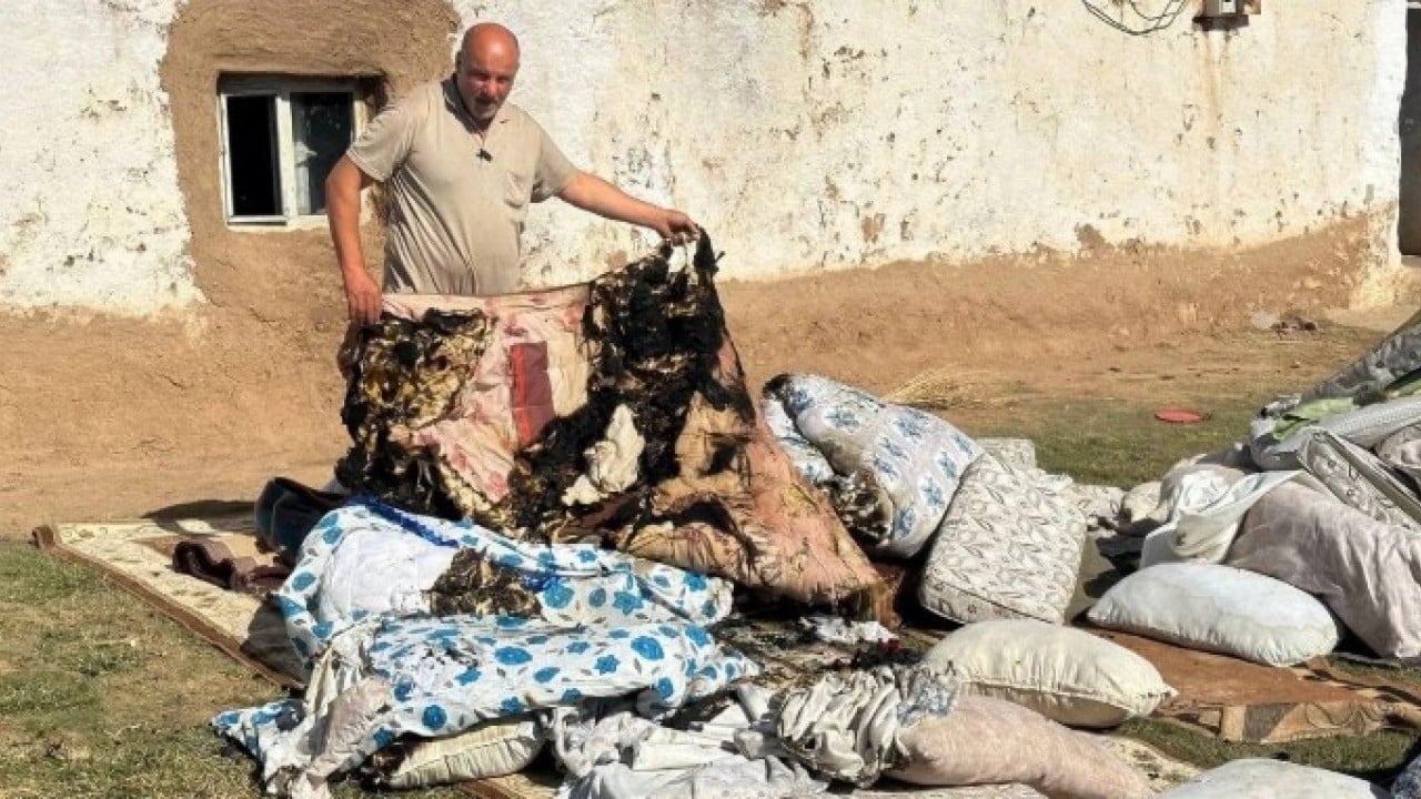 Foto - Şaka değil gerçek! Sığındıkları komşularının da evi yandı! Bu ailenin eşyaları kendiliğinden yanıyor