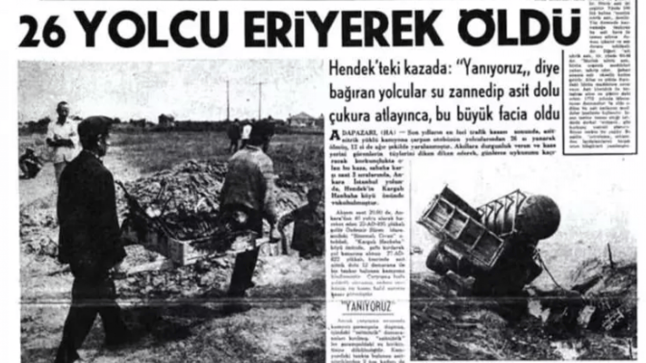 Foto - Sakarya'da korkunç kaza: 26 yolcu eriyerek öldü!