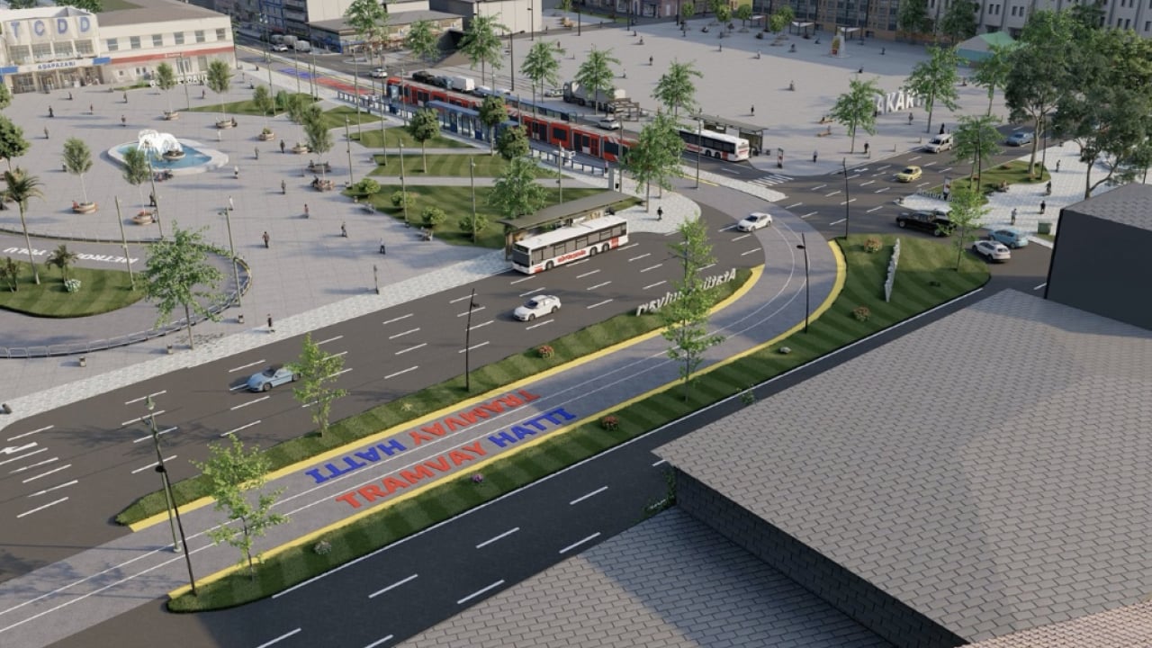 Foto - Sakarya’da trafik sorununa çifte çözüm geliyor! Tramvay Hattı için geri sayım başladı