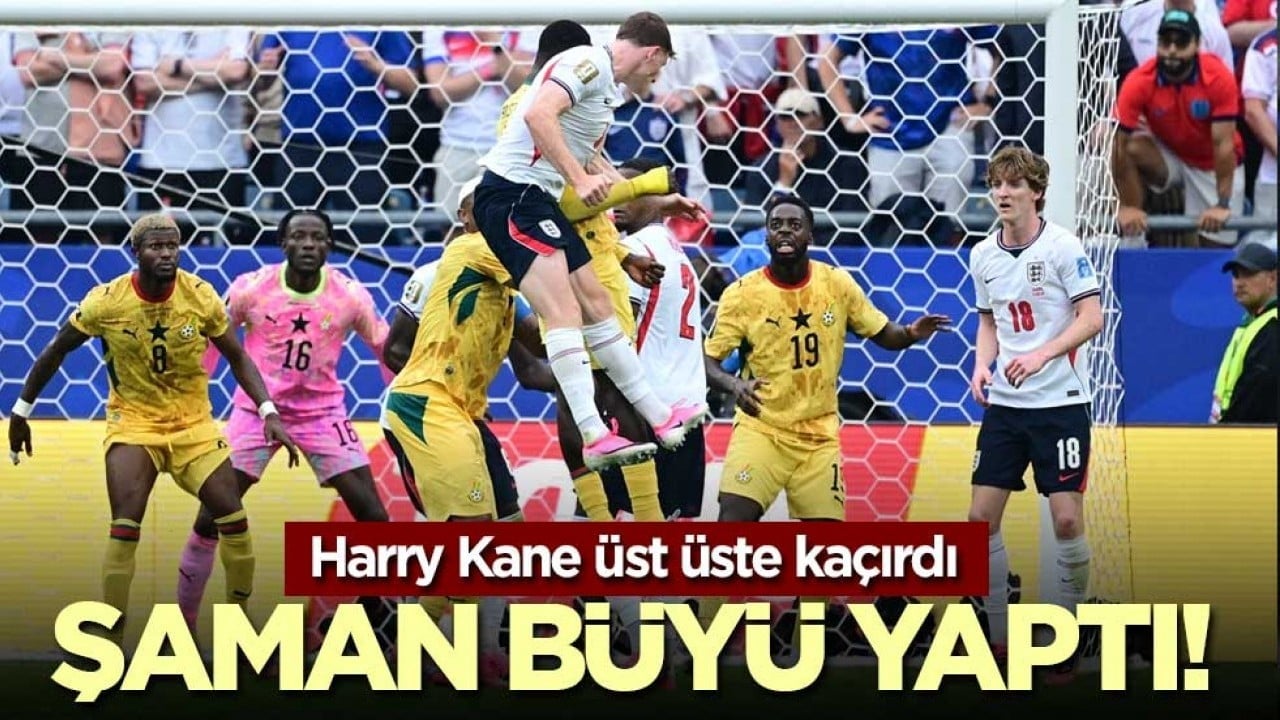 Şaman büyü yaptı! Harry Kane üst üste kaçırdı