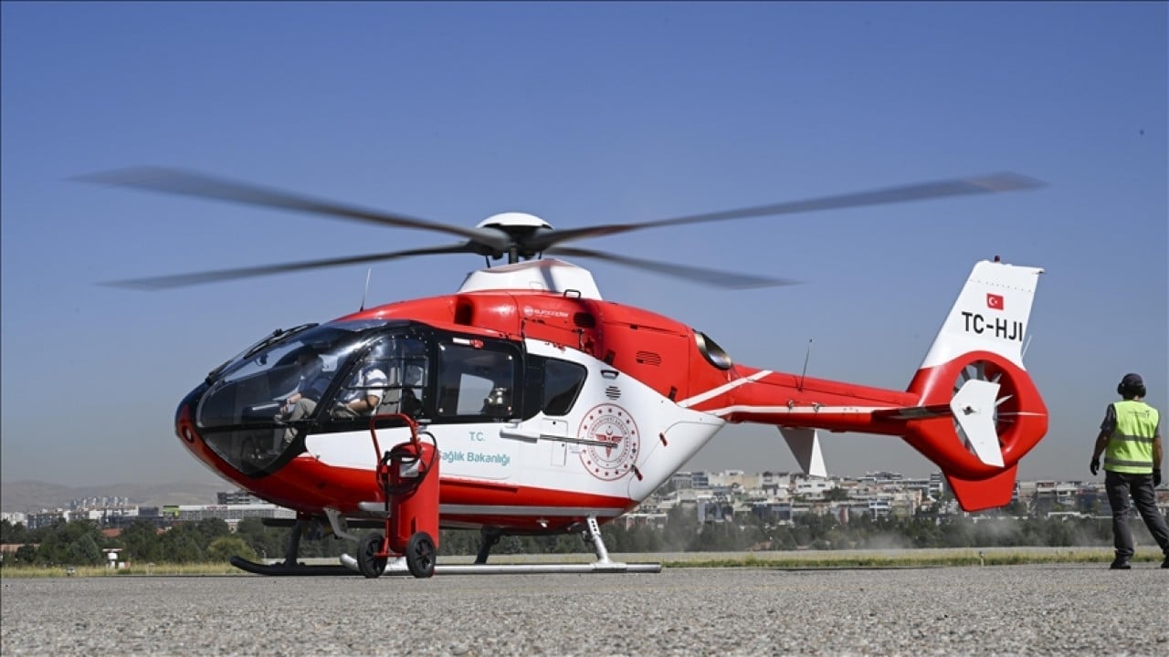 Foto - Samsun’dan İstanbul’a nakil Ambulans helikopter sınırları zorluyor