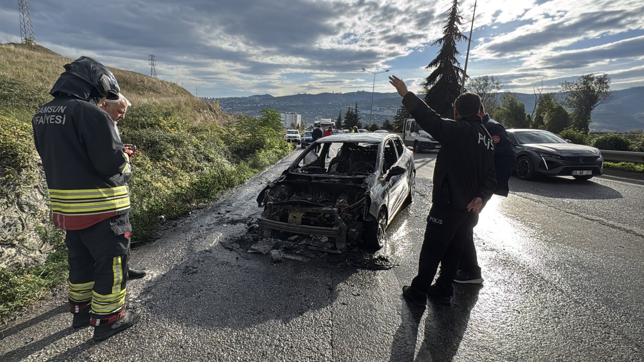 Samsunporlu futbolcu dehşeti yaşadı! Alev ropuna döndü!