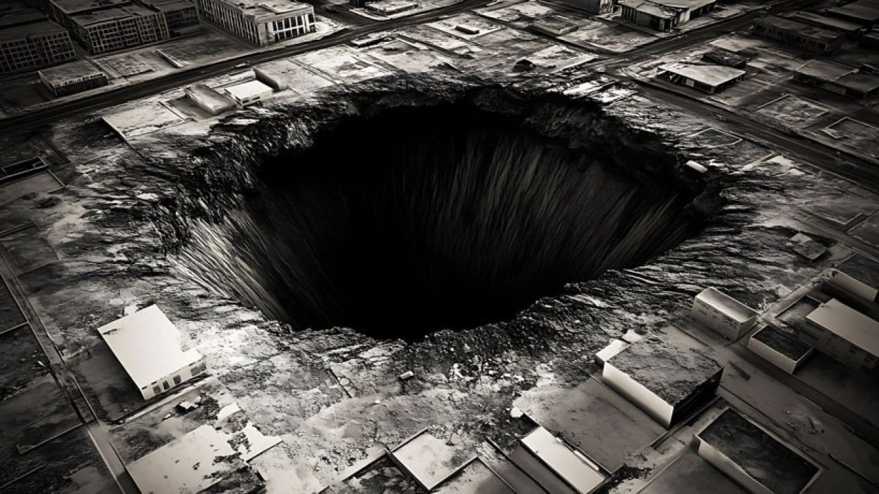 Foto - Saniyeler içinde devasa çukurlar: Obruklar modern şehirlerin kabusu oldu