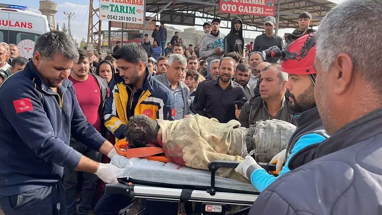 Foto - Şanlıurfa'dan feci haber: İnşaatta göçük meydana geldi! Yaralılar var