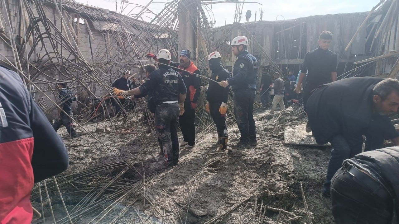 Foto - Şanlıurfa'dan feci haber: İnşaatta göçük meydana geldi! Yaralılar var