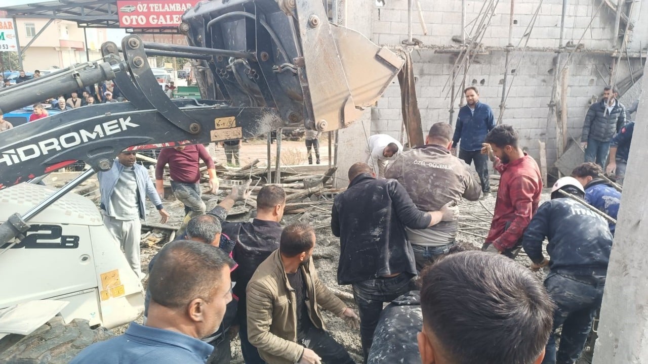 Foto - Şanlıurfa'dan feci haber: İnşaatta göçük meydana geldi! Yaralılar var